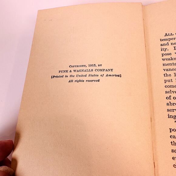 VTG Funk & Wagnalls 1915 Mental Efficiency Series D. Starke Yoritomo-Tashi Set 2 - Picture 7 of 10